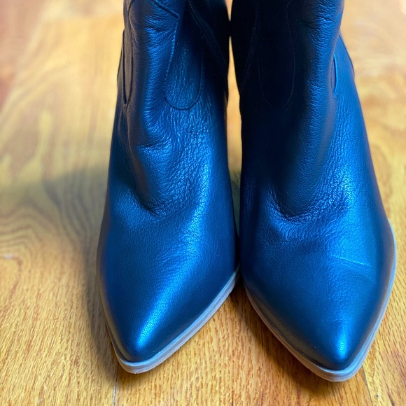 JESSICA SIMPSON HAVRIE LEATHER KNEE HIGH WEDGE BOOTS đź–¤ - Picture 9 of 9